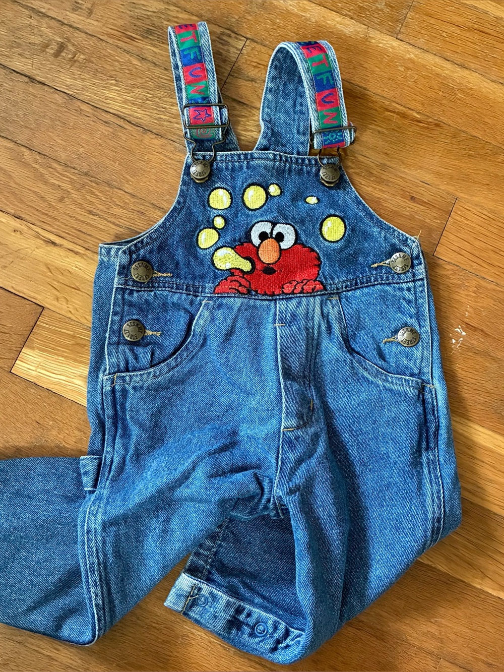 Vintage Elmo Overalls